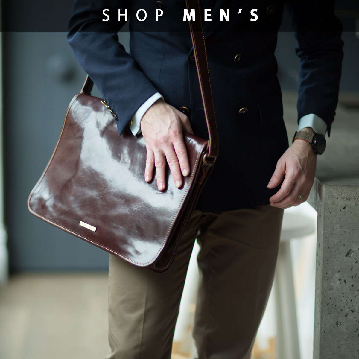 SHOP MEN'S BAGS, MESSENGER BAGS, WALLETS