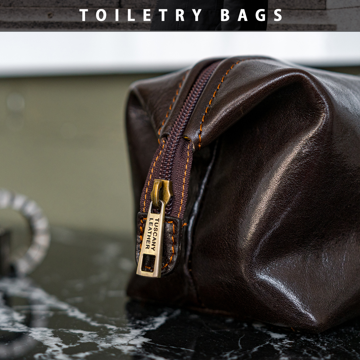 Leather Toiletry Bags