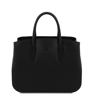 Camelia Black Leather Handbag | Shop Online | Australia